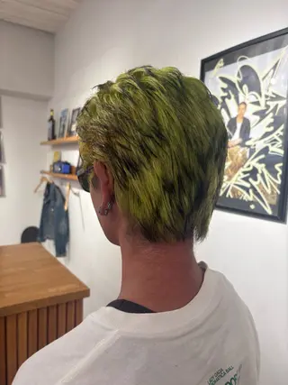 メンズ ノハナ💜北谷 BY MY SIDEのヘアスタイル