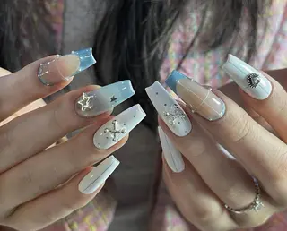 ネイル By moonネイル 🌷ワンホン/韓国風のネイルデザイン
