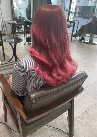 ロング カラー セキ ユキ🦋のヘアスタイル