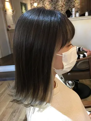 ミディアム カラー plaatje 義見のヘアスタイル