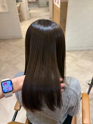 セミロング 小川 ルミナのヘアスタイル