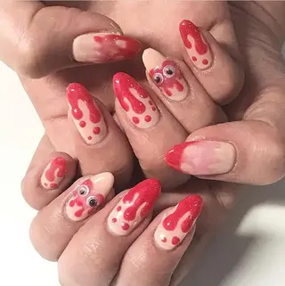 ネイル 渋谷／チップ長さ出し 👑アプレgel-xのネイルデザイン