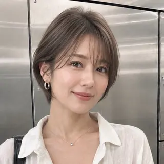 ショート 似合わせカット🩵 なりたみゆうのヘアスタイル