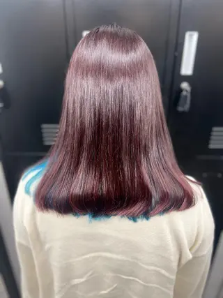 セミロング カラー 透明感カラー特化🫧 🦋栗原🦋のヘアスタイル