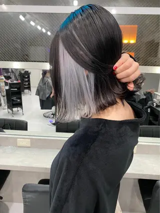 ミディアム カラー メンズカット/パーマ /店長コハシ◎のヘアスタイル