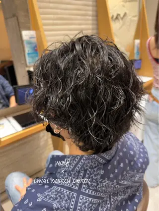 ミディアム メンズカット/パーマ 髙橋美穂のヘアスタイル