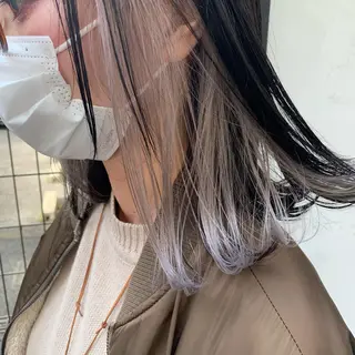 ショート カラー スダユーヤ 💫推しカラーウルフのヘアスタイル