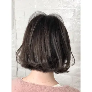 ショート カラー 髪質改善特化KIZU /ブリーチ縮毛矯正のヘアスタイル