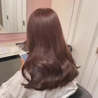 ロング カラー ♥️韓国風透明感 暖色misa♥️のヘアスタイル