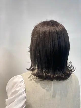 セミロング MATISSE藤崎 渕上 ジュビアイのヘアスタイル