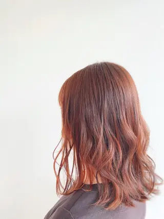 セミロング 小川 愛のヘアスタイル