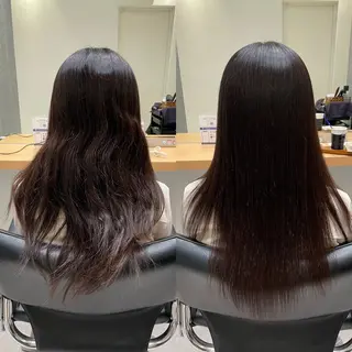 セミロング 髪質改善ヘアケア 艶髪特化/上田のヘアスタイル