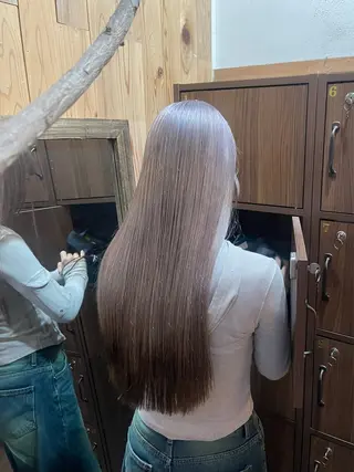 ロング カラー 大村 日向子のヘアスタイル