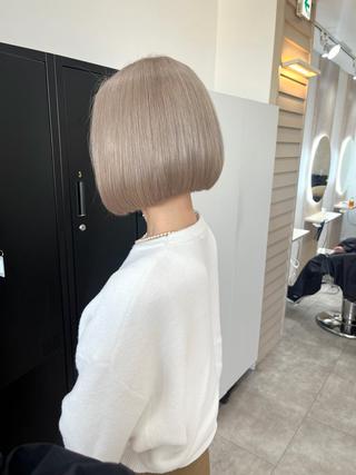 ミディアム カラー 廣庭 勇人のヘアスタイル