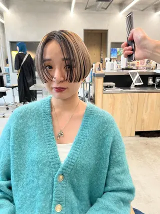 ショート カラー sakoda shunkiのヘアスタイル