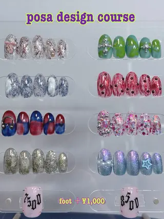 ネイル posa nail モエミのネイルデザイン
