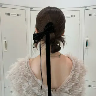 ヘアアレンジ ヘアアレンジ/ベー ジュchiakiのヘアスタイル