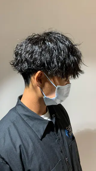 ショート 大人男髪/メンズ パーマ/hiroのヘアスタイル
