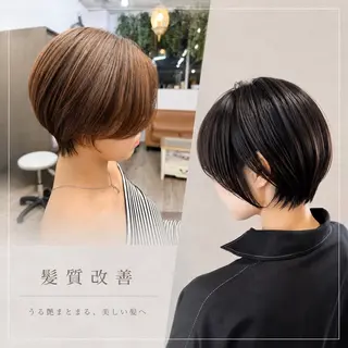 ショート 艶カラー/ショート ボブ/TOSHIKIのヘアスタイル