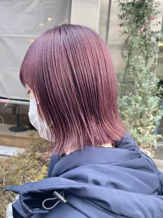 ミディアム カラー 🇺🇸✂️🍟 こんあゆみのヘアスタイル