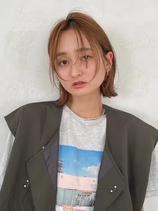 ショート カラー 吉原 由菜のヘアスタイル