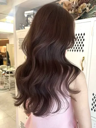 ロング カラー 韓国ヘア🦢🖤 Sayumiのヘアスタイル