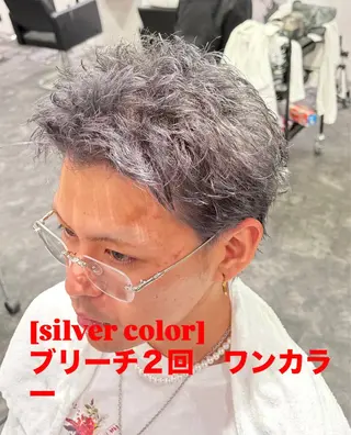 ショート カラー メンズ 河合 倖宏のヘアスタイル