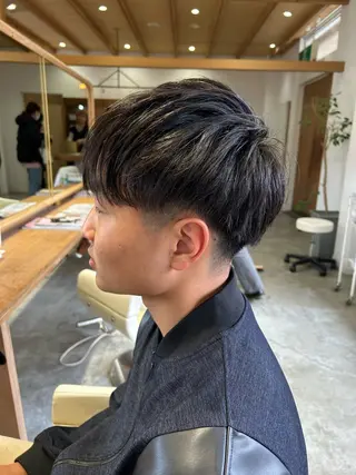 ショート メンズ 佐藤 悠生 メンズパーマ.カットのヘアスタイル