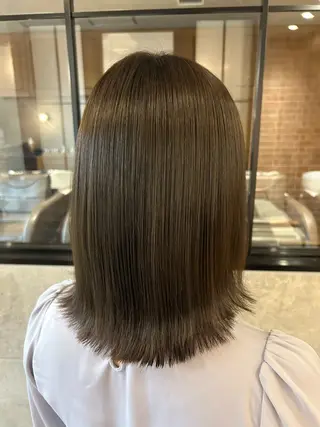 ミディアム 🎀縮毛矯正ツヤ髪 No1🎀まなのヘアスタイル