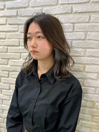 ミディアム 金 春江のヘアスタイル