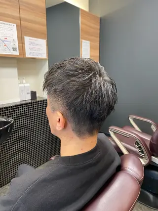 ショート メンズ メンズパーマモデル 大募集中のヘアスタイル