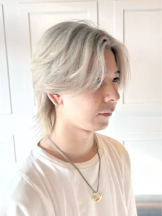 ショート カラー メンズ メンズパーマ/カラー 中島 海のヘアスタイル