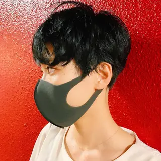 ショート カラー 中川 竜誠のヘアスタイル