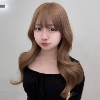 ロング カラー ヘアアレンジ 透明感カラー🎀艶髪 Anju/渋谷🎀のヘアスタイル