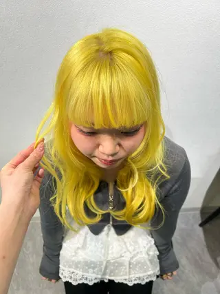 ロング 【ピンク/ラベンダー 】mao🐩💜のヘアスタイル