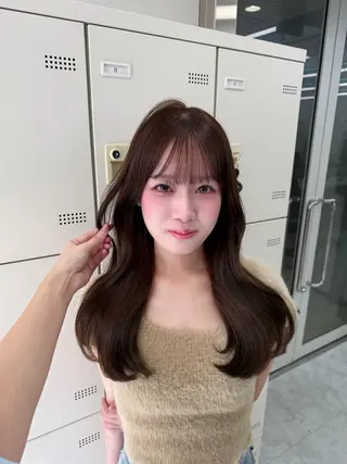 カラー noa🎀美髪縮毛/ 透明感カラーのヘアスタイル