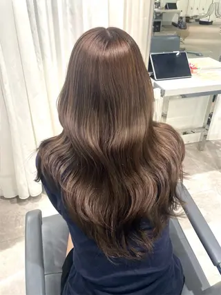 ロング カラー Kana 艶カラー透明感カラーのヘアスタイル