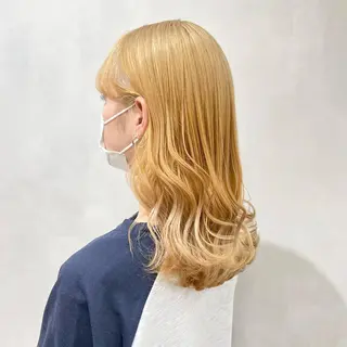 ロング カラー 🩵ブリーチカラー MIORI🩵のヘアスタイル