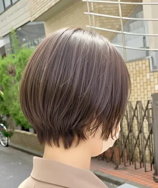ショート カラー ショート/ボブ /髪質改善/内山翔太のヘアスタイル