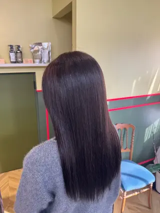 ロング カラー 米倉 麻衣のヘアスタイル