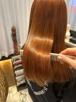 ロング カラー ナチュラルレイヤー ｜艶髪｜AYAKOのヘアスタイル
