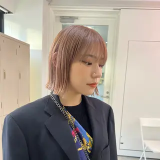 ショート カラー 朝が楽になるパーマ /ミリヤのヘアスタイル