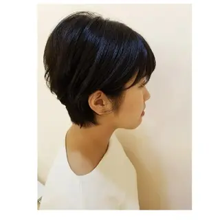 ショート 美谷添(ミヤゾエ) まどか大人ヘアサロンのヘアスタイル