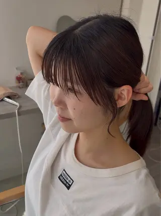 ロング 美髪矯正・ブリーチ 矯正🫧秋元ゆたかのヘアスタイル