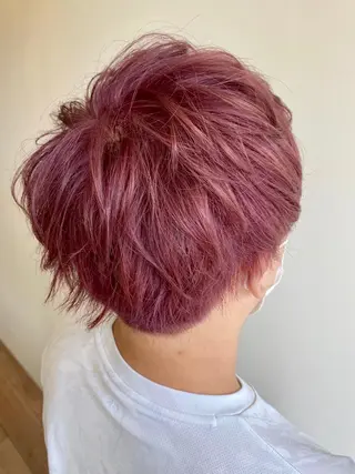 ショート カラー メンズ INCE HAIR 竹牟礼翔のヘアスタイル