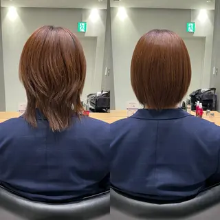 ミディアム 髪質改善ヘアケア 艶髪特化/上田のヘアスタイル