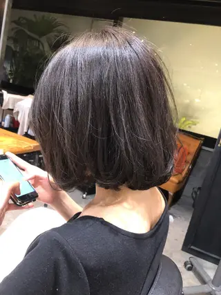 ショート 半個室サロン／韓国 ヘア‎Amiのヘアスタイル