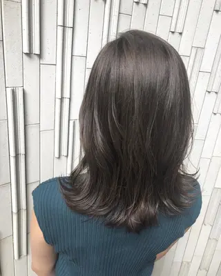 ミディアム カラー 🍊新宿南口🍊 ERINAのヘアスタイル