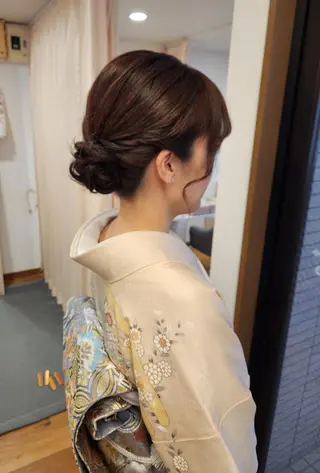 ヘアアレンジ ヘアセット天神駅直結 jrメンバーJUNのヘアスタイル