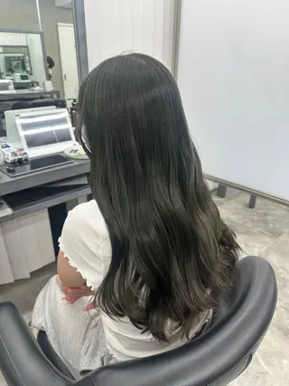 ロング 🍒暖色カラー🧸 栗俣嵐のヘアスタイル